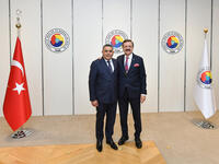 Malatya TSO heyeti TOBB Başkanı Hisarcıklıoğlu’nu ziyaret etti
