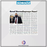 Başkan Sadıkoğlu: “İşletmeler müşterilerini ağırlamayı bekliyor”